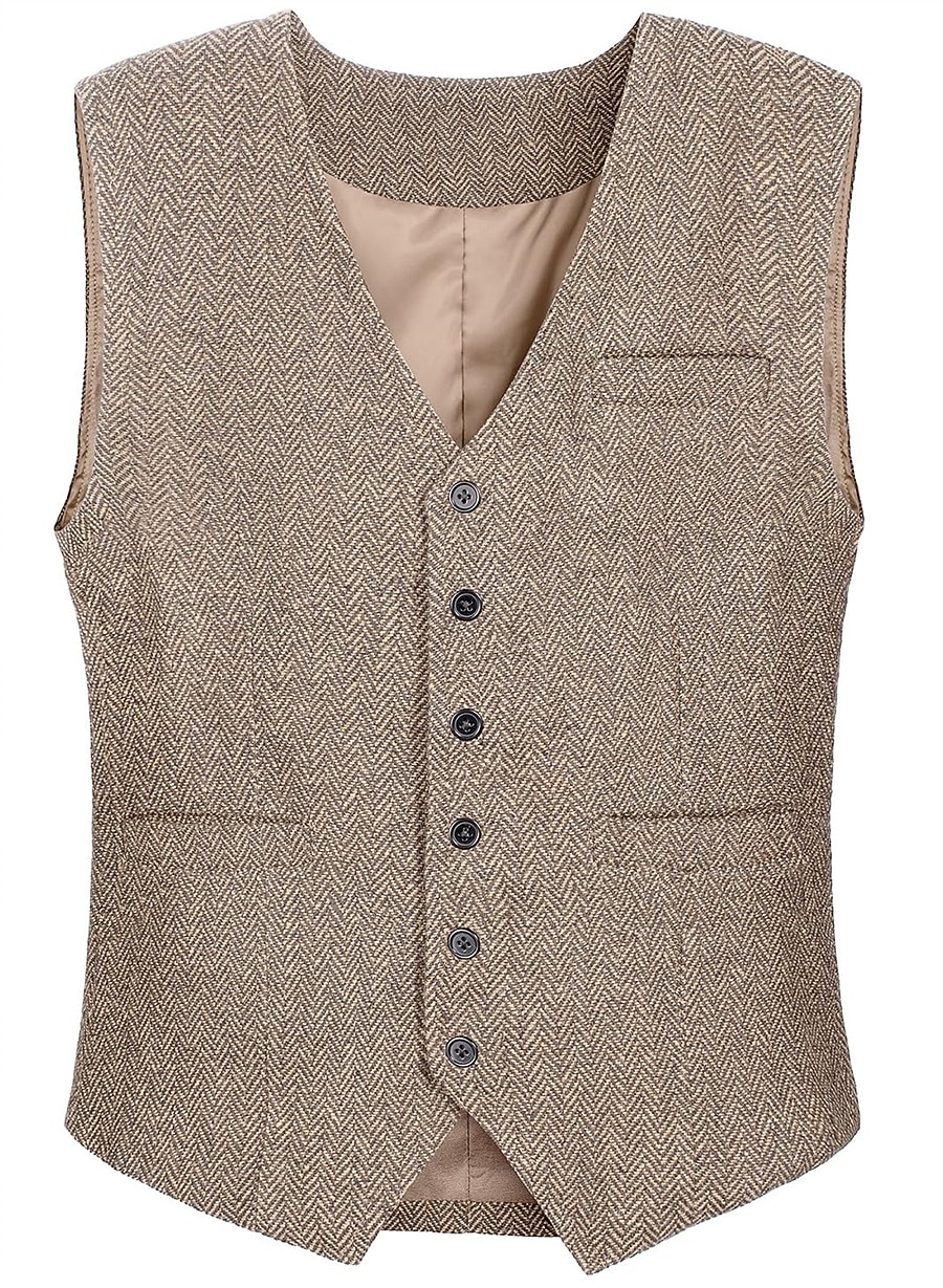 Années Folles Années 1920 Rétro Vintage Tenues Veste Gatsby le Magnifique Gentleman Déguisement Homme Halloween Carnaval Nouvel An Carnaval Fête / Soirée Mascarade Adulte Cravate Gilet Plus de 2026 ? $51.99 –P18