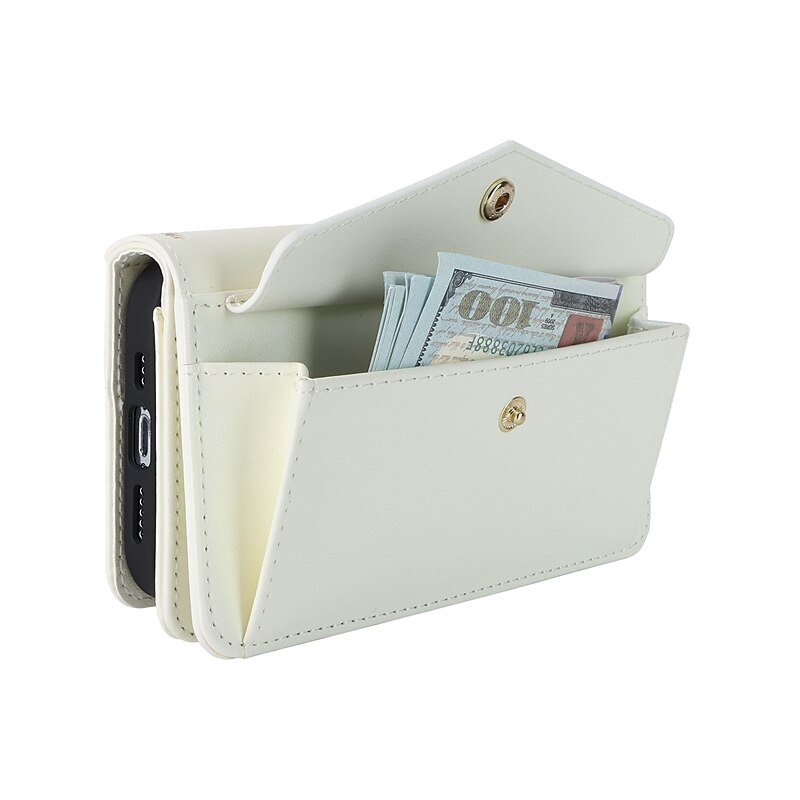 Phone Case For iPhone 15 Pro Max Plus iPhone 14 13 12 11 Pro Max Plus Back Cover Wallet Case with Stand Holder Magnetic with Lanyard Retro TPU PU Leather 2025 - $24.99 –P12