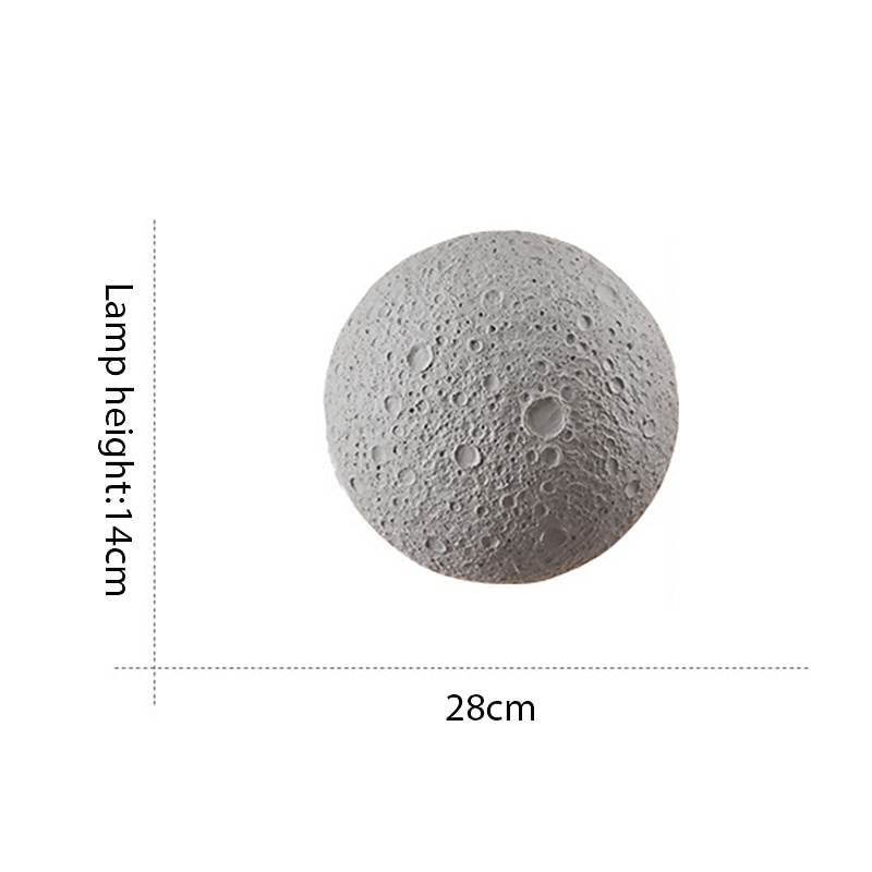 Современные минималистичные лунные светодиодные фонари для крыльца, белые круглые настенные фонари для наружной стены, антикоррозийные наружные бра для крыльца, патио, гаража, 110-240 В 2026 - $282.19 –P7