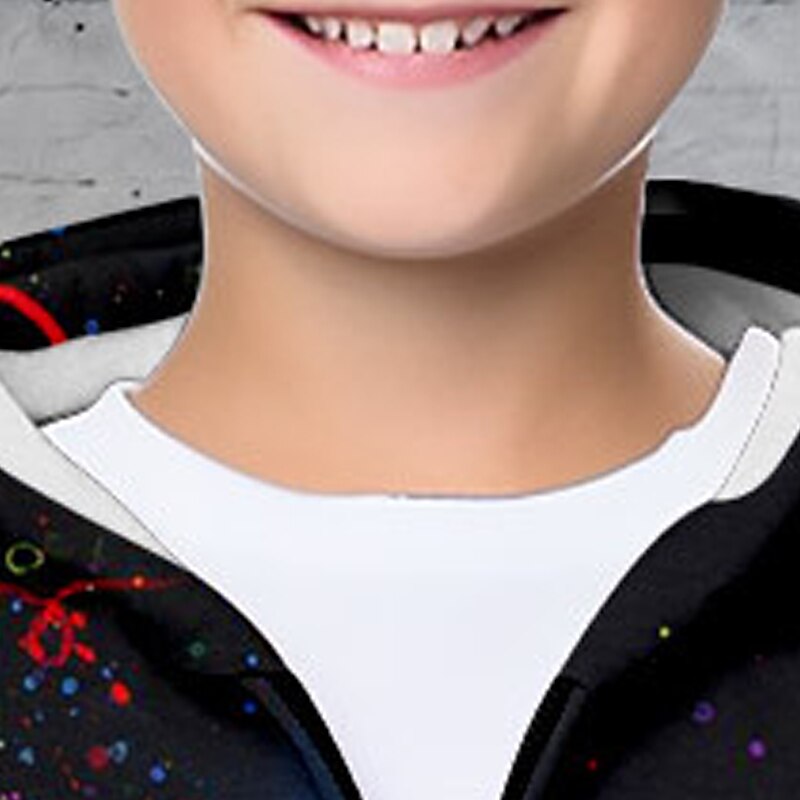 Pojkar 3D Dinosaurie Huvtröja Kappa Ytterkläder Långärmad 3D-tryck Höst Vinter Mode Streetwear Häftig Barn 3-12 år Utomhus Ledigt Dagligen Normal 2025 - $18.49 –P6