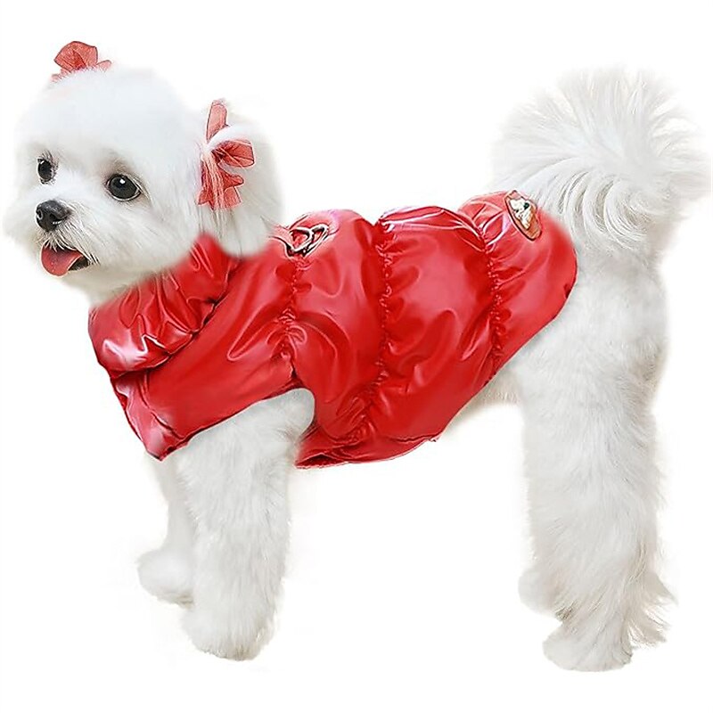 Chien Chat Manteau Veste Gilet Mode Fête Hiver Chaud Respirant Doux Lavable Confortable Noël Halloween Extérieur Décontracté Quotidien Vêtements pour Chiens for Bichon Frisé Spitz Nain Bébé Animal de 2025 ? AU $31.19 –P7