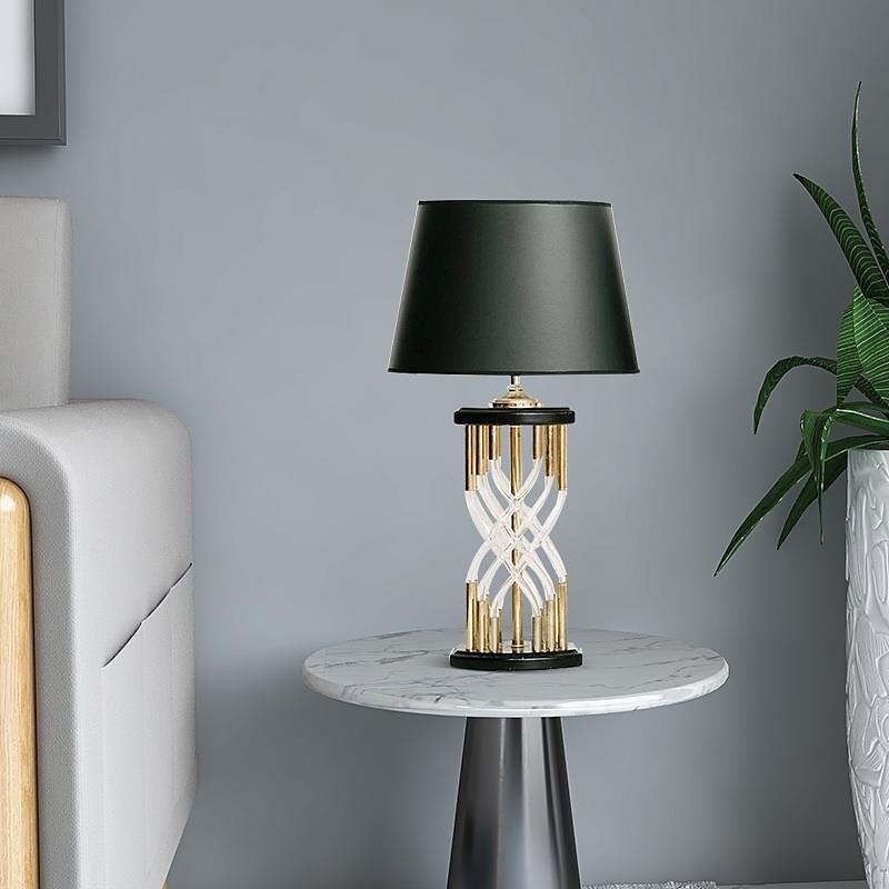 Luxus-Kristall-Tischlampe, dekorative Wohnzimmer-Sofa-Couchtischlampe, Schlafzimmer-Nachttischlampe, einfacher Stil, Freizeitlampe, 110–240 V 2025 - $602.49 –P5