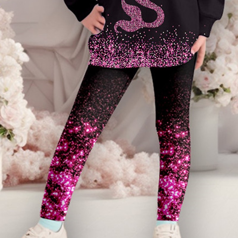Fille 3D Sirène Ensemble sweat-shirt et legging manche longue 3D effet Automne Hiver Actif Mode du quotidien Enfants 3-12 ans Col Ras du Cou Extérieur Vacances Rendez-vous Standard de 2025 ? $20.99 -P5