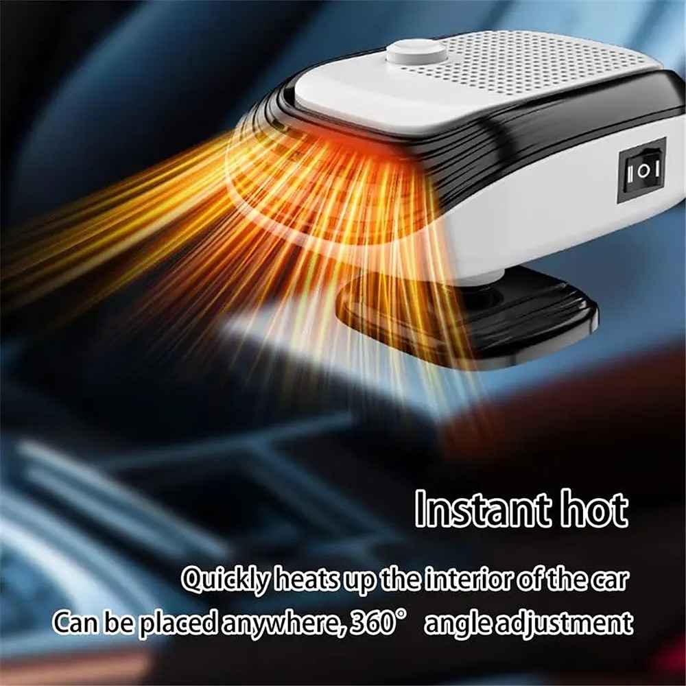 12V/24V Car Heater 2 In 1 Heating Cooling Car Fan Portable Electric Heating Fan Defogger Windshield Defogging Parking Heater 2025 - $26.99 –P3