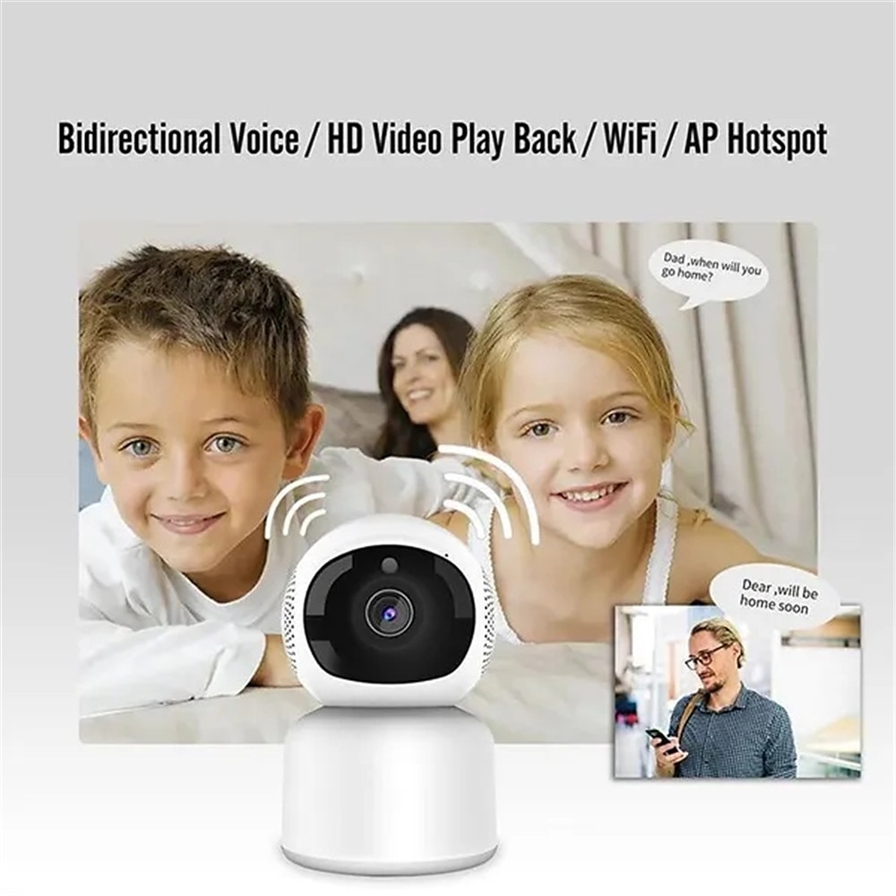 Wireless Surveillance Camera 5G Wifi 1080P Tracking Audio Video Night Vision IP Camera Indoor Security Protection Monitor Wifi Camera 2025 - $49.99 –P4