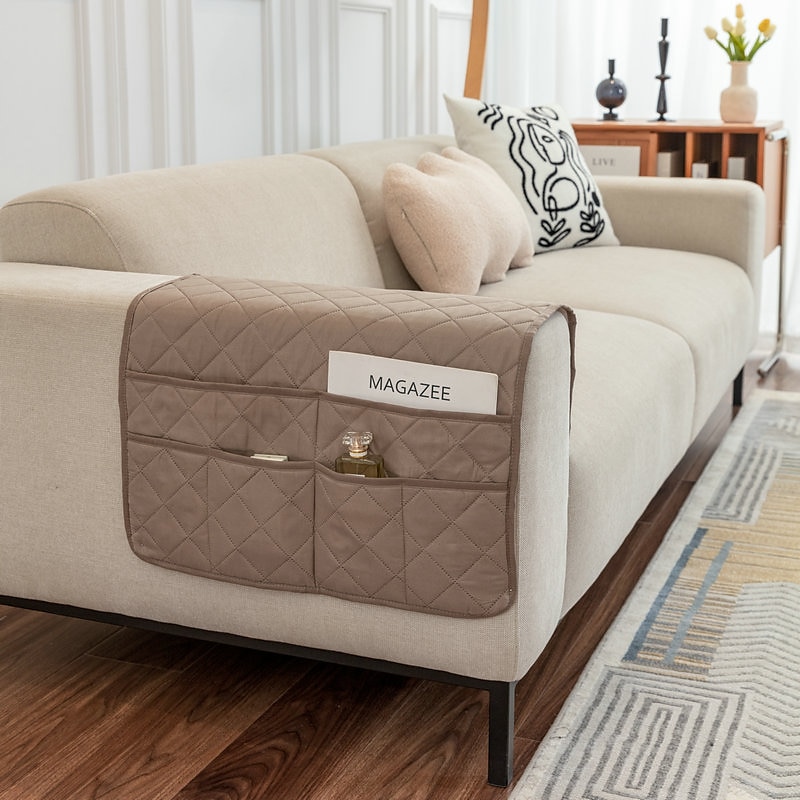 1 Pcs Armrest Covers for Chairs and Sofas Couch Arm Covers for Sofa Armrest Covers with Side Pocket Anti-Slip Furniture Protector Washable Armrest Slipcovers 2025 - $13.49 –P13