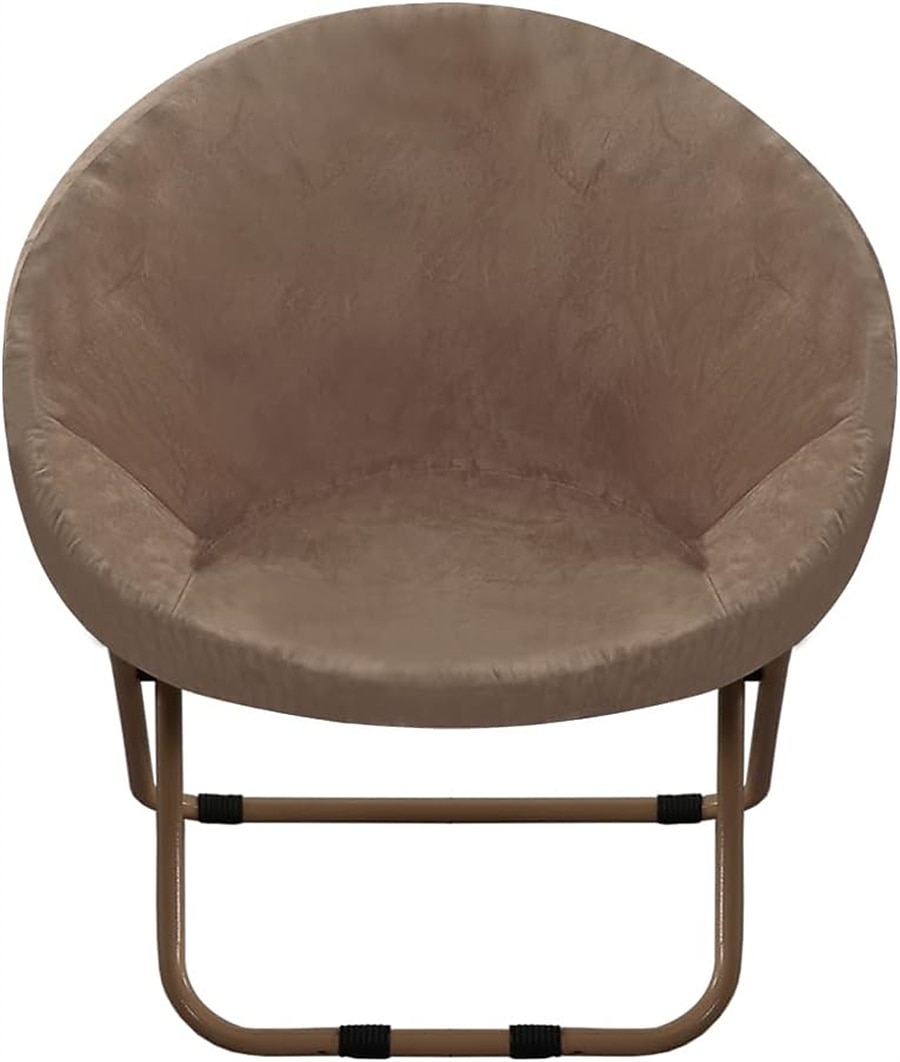 Funda de terciopelo para silla con platillo redondo, fundas para silla Moon, 1 pieza, funda elástica extraíble para silla Moon con parte inferior elástica para sala de estar 2025 - $27.99 –P16
