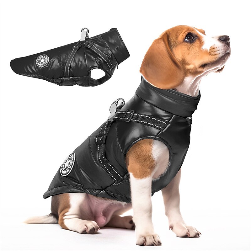 Chien Chat Manteau Veste Mode Fête Hiver Réfléchissant Imperméable Chaud Respirant Confortable Noël Halloween Extérieur Décontracté Quotidien Vêtements pour Chiens for Bichon Frisé Spitz Nain Béb de 2025 ? $20.99 –P4