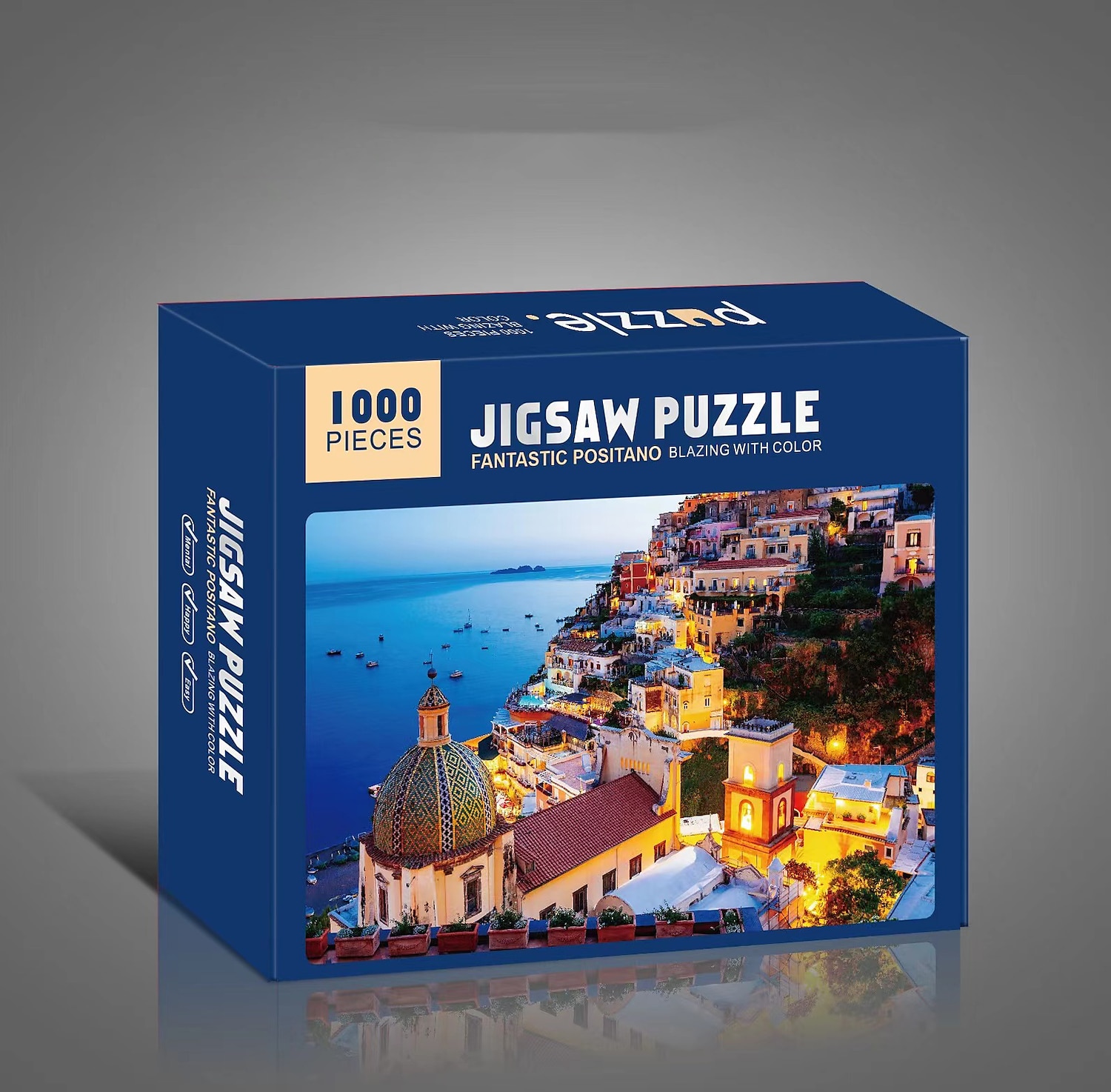 creativo 1000 pezzi di carta bianca piatta carta addensata puzzle circolare luna amore mare puzzle giocattolo per adulti del 2025 a $31.99 –P9