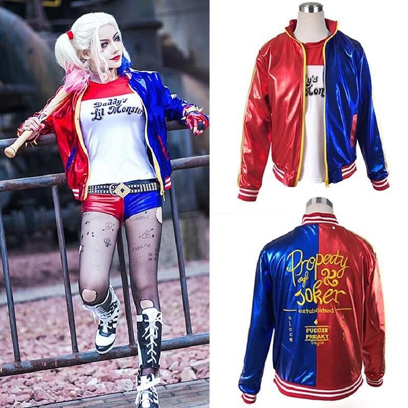 Harley Quinn Τζόκερ Ομάδα αυτοκτονίας Στολές Ηρώων Σύνολα Στολή Cosplay Στολές Ηρώων Ταινιών for Γυναικεία Κοριτσίστικα Παιδικά Ενηλίκων Απόκριες Η Μέρα των Παιδιών 2025 - $61.99 –P2