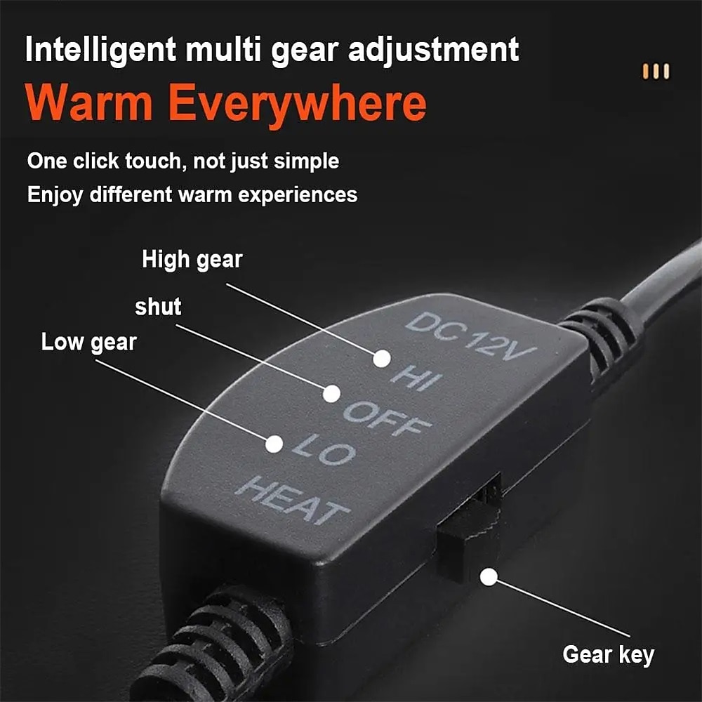 12V Heated Car Seat Cover Electric Heating Pad, USB, Cigarette Lighter, Hot Winter Warm Cushion, Auto Part 2025 - $24.99 –P4