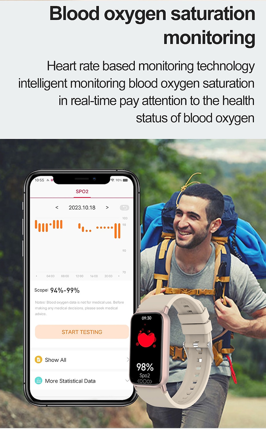 iMosi TK72 Умные часы 1.47 дюймовый Смарт Часы Bluetooth Контроль температуры Педометр Напоминание о звонке Совместим с Android iOS Женский Мужчины 2025 - $39.99 –P7