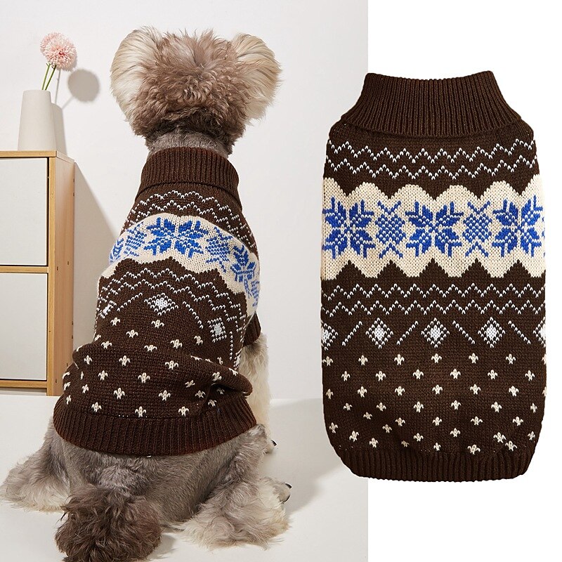 Câini Pisici Pulovere Jumper Petrecere Casual Iarnă Respirabil Απαλό Lavabil Comfortabil Crăciun În aer liber Casul / Zilnic Îmbrăcăminte pentru câini for Bichon Frise Pomeran un Animalut Fluture 2025 - $20.99 –P4