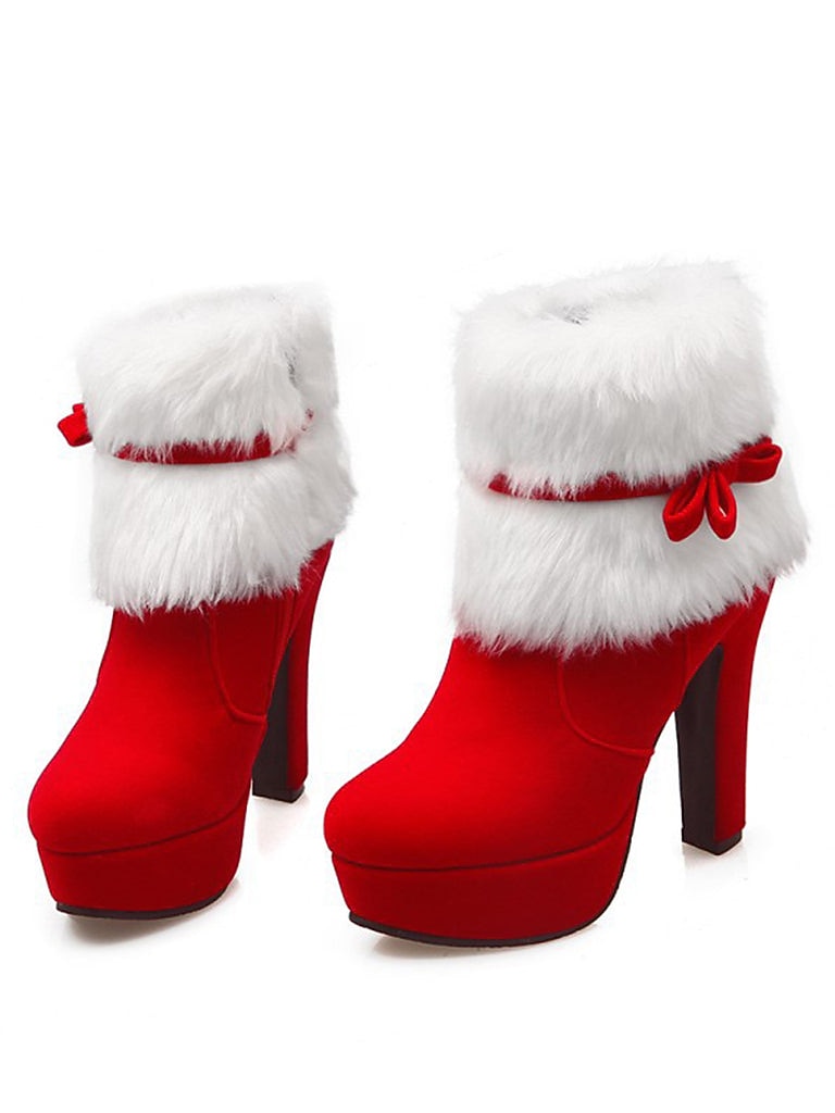Botas Mujer Navidad Nochebuena Vintage Zapatos 2025 - $46.99 –P5