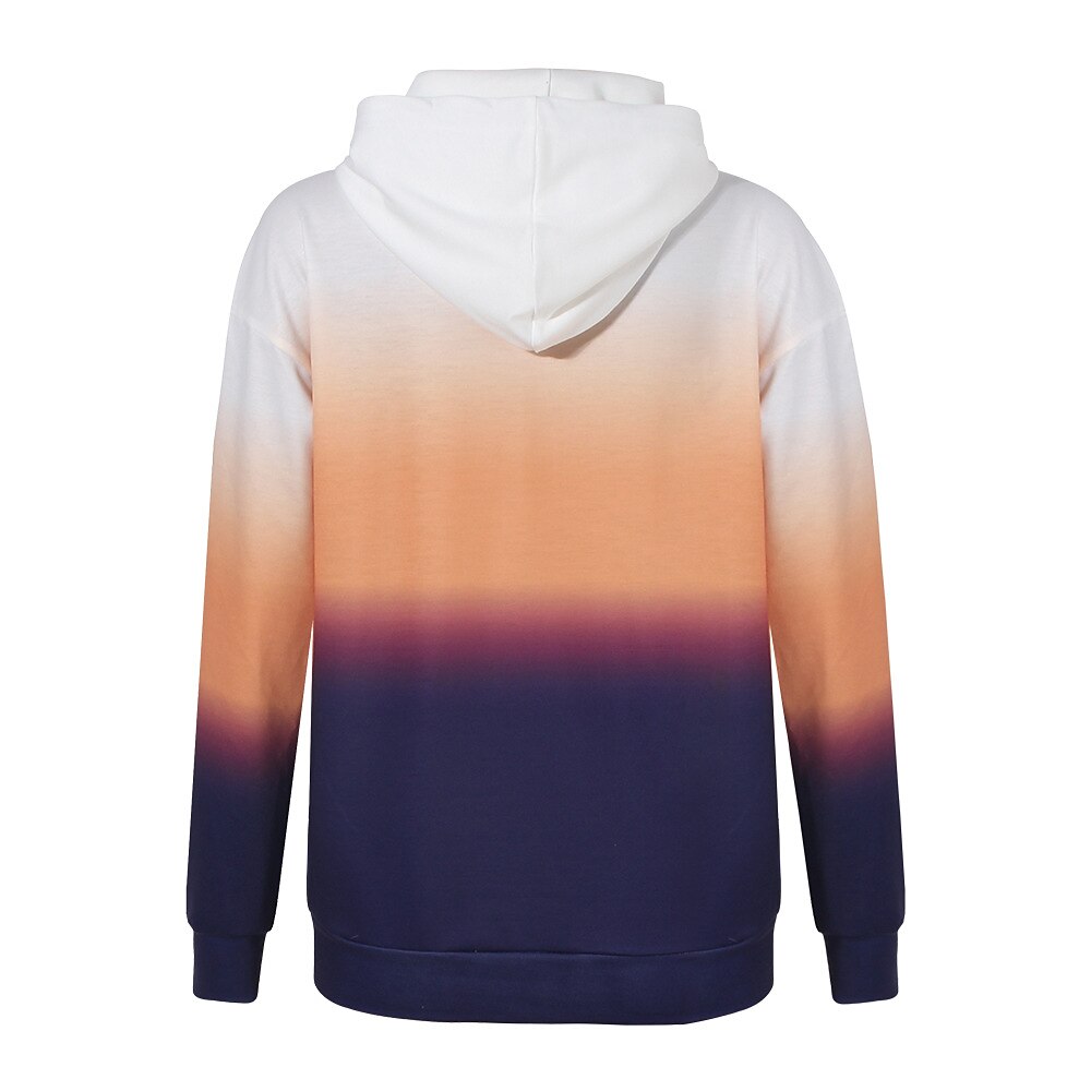Mulheres Bloco de cor Ativo Roupa de Esporte Manga Longa Com Capuz Tops regulares Casual Esportes Com Cordão Imprimir Bolso frontal Amarelo Vermelho Roxo Laranja Outono & inverno de 2025 por $30.99 –P6