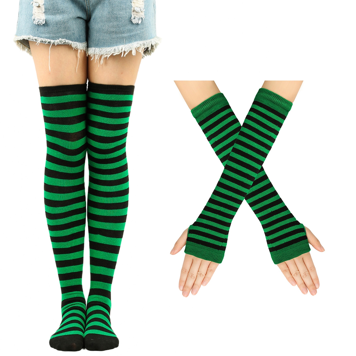 Calcetines hasta rodilla Calcetines de Navidad Mujer Navidad Carnaval Mardi Gras Nochebuena Retro Antiguo Guantes Calcetines 2025 - $15.49 –P20