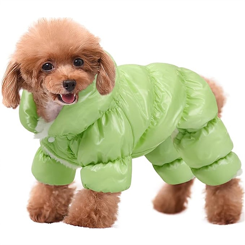 Koirat Kissat Takit Takki Untuvatakit Muoti Juhla Talvi Vedenkestävä Lämmin Hengittävä Pehmeä Pestävä Joulu Halloween Joulu ulko- Rento / arki Koiran vaatteet for Bichon Frise Pomeranian Pienelle 2025 - $20.99 –P4