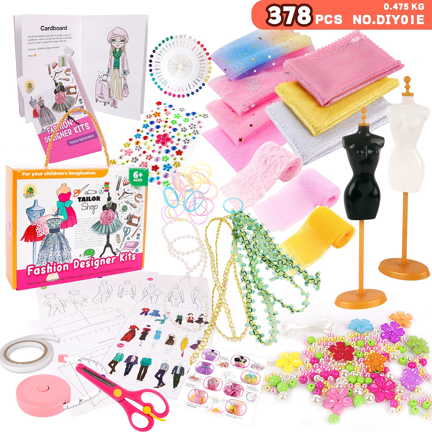 Children's Clothing Design Sewing Set for Girls Enlightenment Christmas Gift DIY Handmade Creative Production of Children's Clothing Toys 2026 - $83.54 –P6