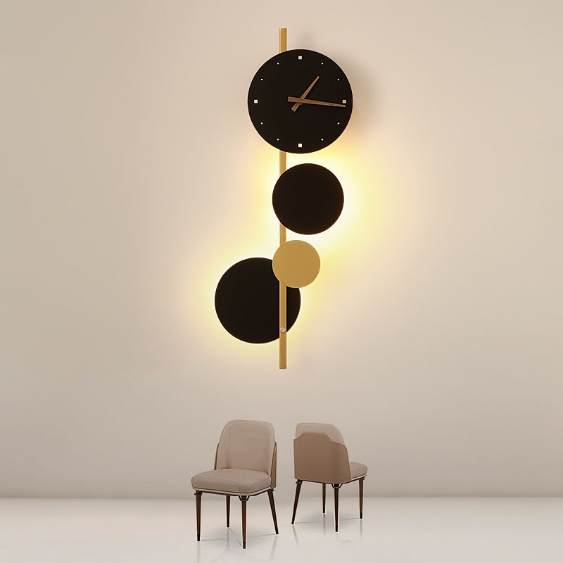 aplice de perete aplică ceas de perete, dormitor noptieră sufragerie fundal perete decorativ agățător aplic 2025 - $215.69 –P5