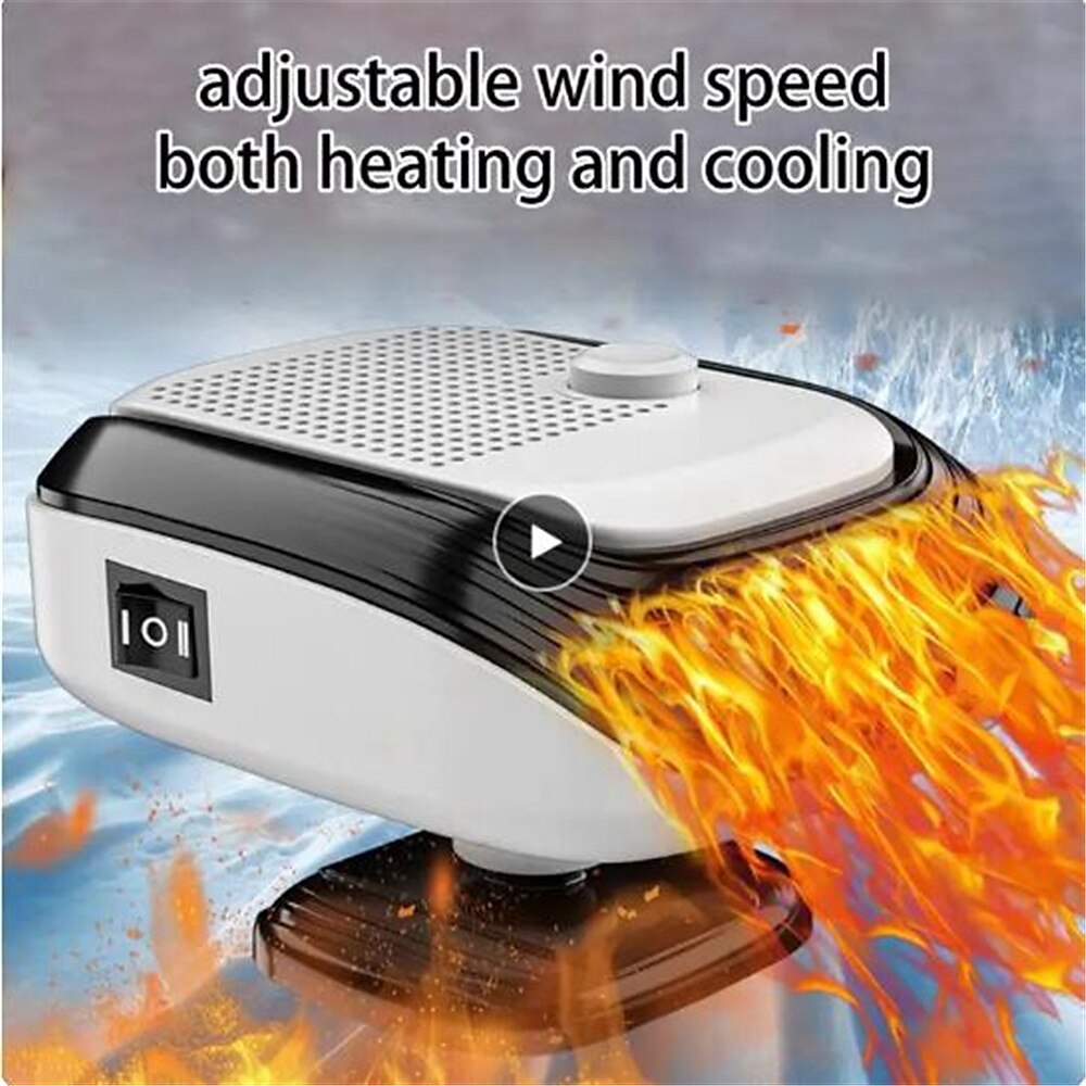 12V/24V Car Heater 2 In 1 Heating Cooling Car Fan Portable Electric Heating Fan Defogger Windshield Defogging Parking Heater 2025 - $26.99 –P6