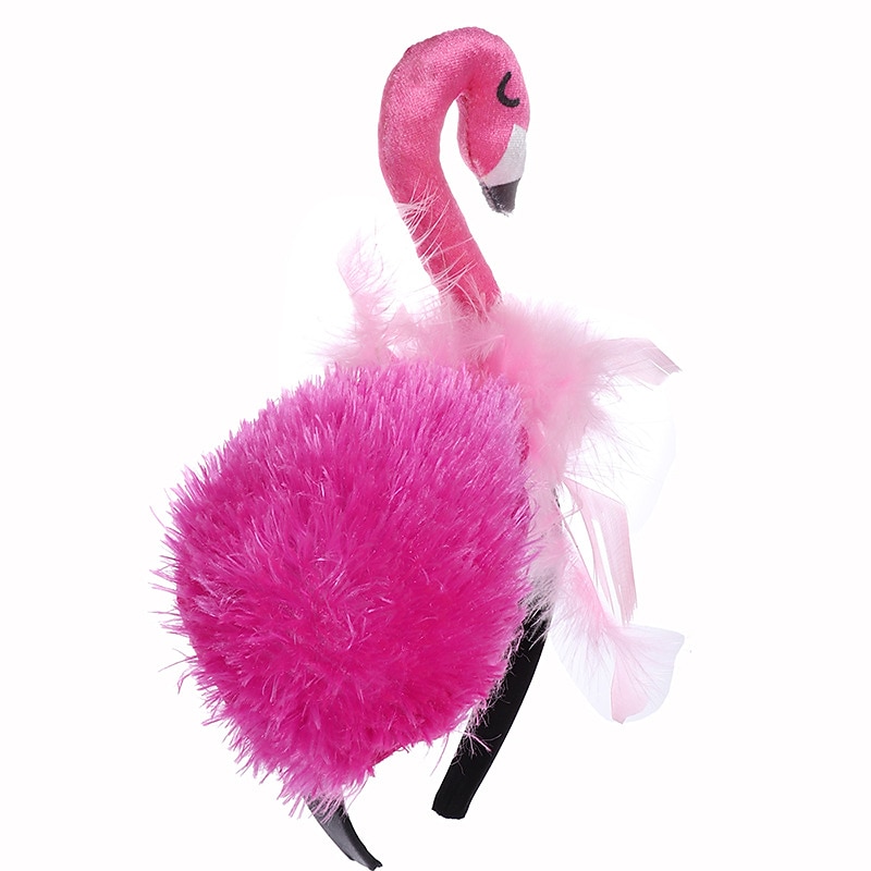 Karneval Kopfbedeckung Dekorationen Flamingo Haarbänder Geburtstagsfeiern Kinder Kopfbedeckung Cosplay Performance Requisiten 2025 - $25.99 –P3