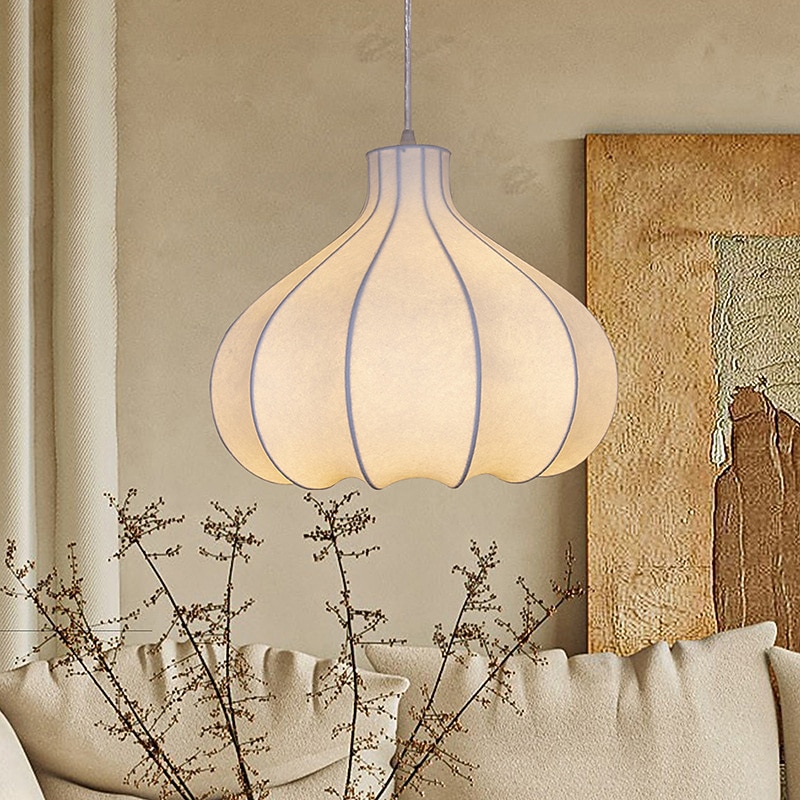 lampadario a sospensione a led splendida lampada a sospensione in metallo di seta romantico apparecchio di illuminazione montato per la camera da letto del ristorante catena regolabile del 2025 a $549.99 –P1