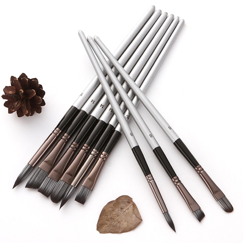 Art 24 Pieces Paint Brush Set Enhanced Synthetic Brush Set with Cloth Roll and Palette Knife for Acrylic, Oil, Water 2025 - $28.99 –P1