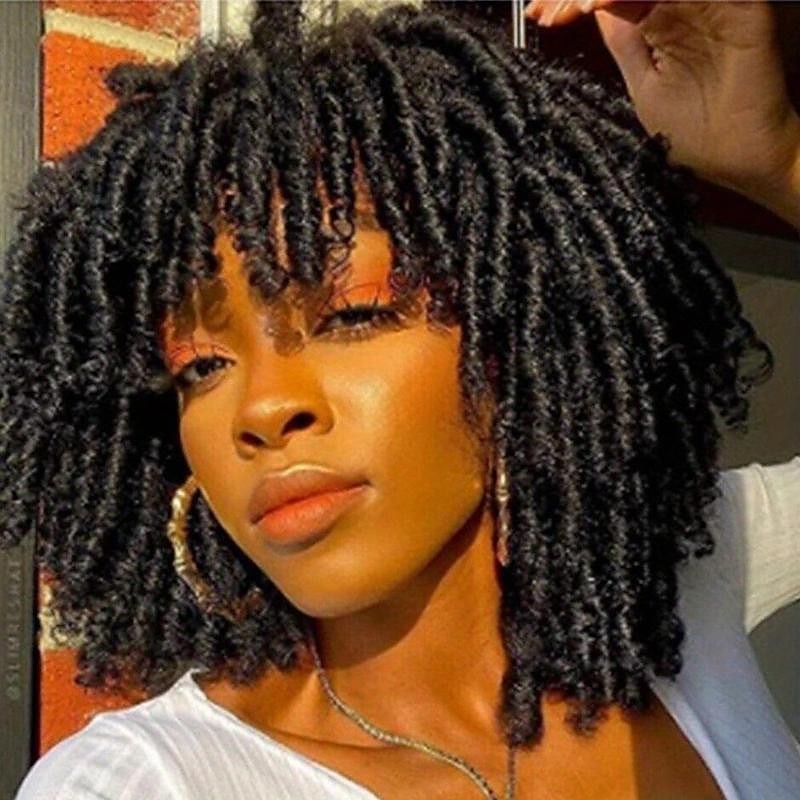 African Hairstyle - Dreadlock Synthetic Braiding Short Curly Wigs for Women - Crochet Twist Braids Wigs - Braiding Hair Wigs - Stylish and Versatile Hair Accessory 2025 - $18.99 –P6