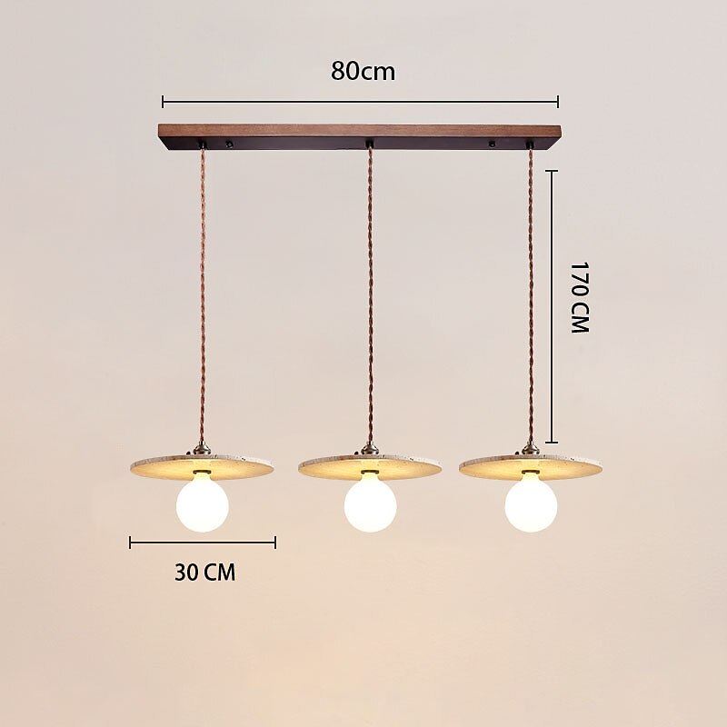 Lampade a sospensione1 luce, semplice lampada a sospensione con cavo regolabile in travertino giallo e27, lampadario decorativo per la casa, per isola cucina corridoio fattoria del 2025 a $205.99 –P2
