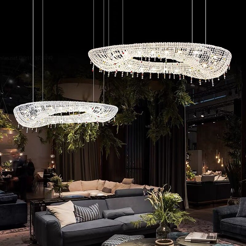 80 cm التصميم الحصري نجفات معدن مطلي الحديث 110-120V 220-240V 2026 - $863.89 –P3