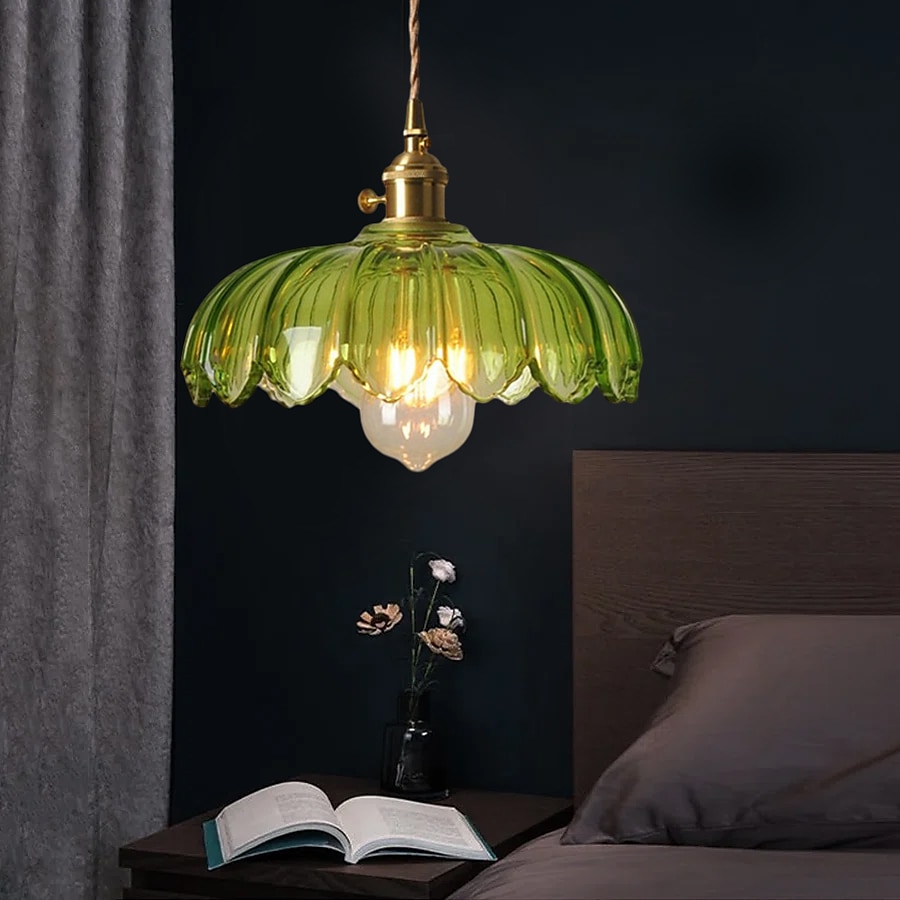 lampada a sospensione a led moderna lampada da comodino in metallo vetro sala da pranzo bar cavo elettrolitico in metallo regolabile 110-240v del 2025 a $118.99 –P13