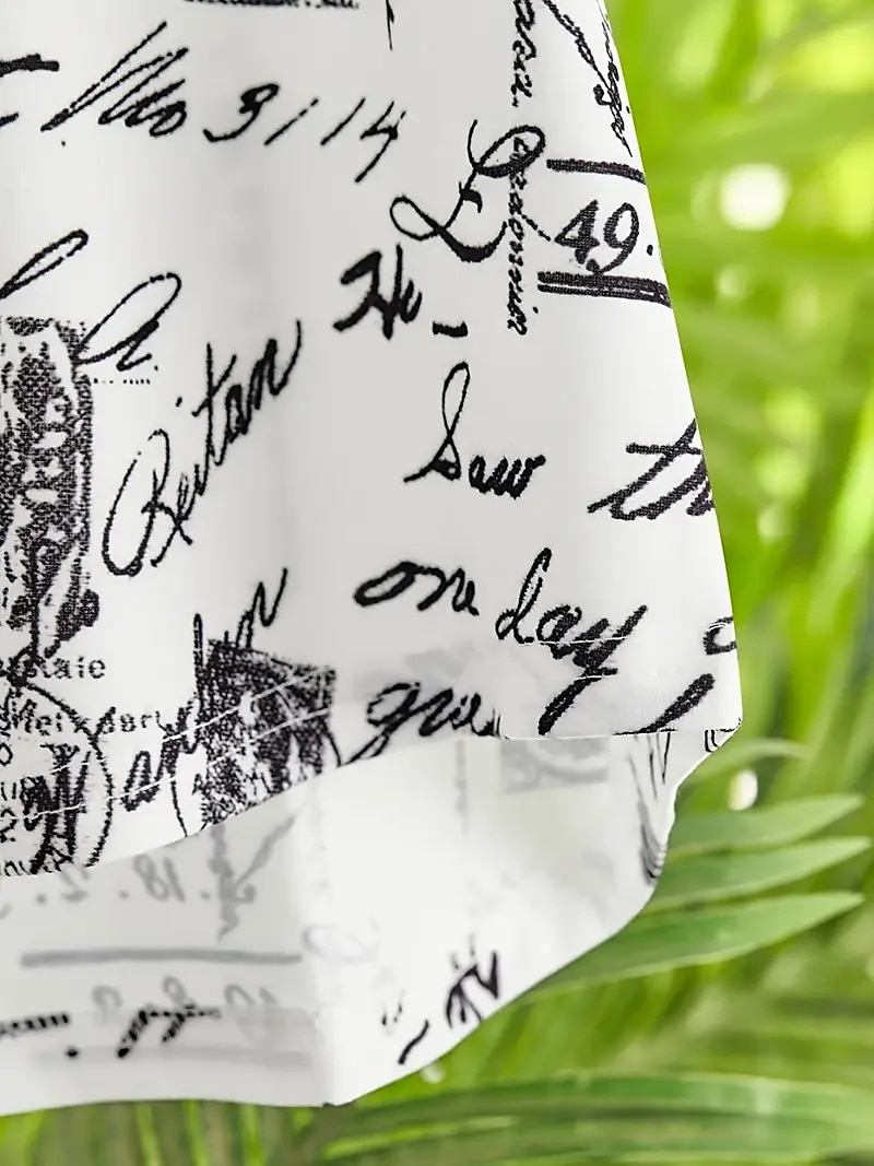 Damen T Shirt Tunika Schwarz Weiß Gelb Graphic Blumen Bedruckt Langarm Casual Wochenende Tuniken Vintage Rundhalsausschnitt Lang Regular Fit Abstrakt Farbe Übergröße L 2025 - $24.99 –P2