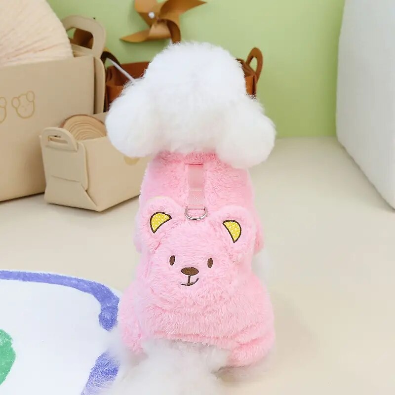 Cachorros Gatos Macacão Estilo bonito Casual Inverno Quente Respirável Macio Lavável Confortável Ao ar livre Casual / Diário Roupas para cães for Bichon Frise Pomerânia Animais de Pequeno Porte de 2025 por $18.99 –P6