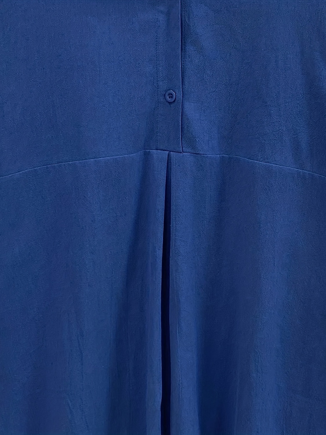 Dames Grote maten Overhemd Linnen-geïnspireerde overhemden Effen Modieus Casual 3/4 mouw Bel V-hals Overhemdkraag Normale tops Casual Feestdagen Wit Marine Blauw Stoffig blauw Lente & Herfst Alle 2025 - $29.99 –P3