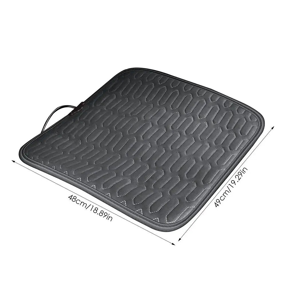 12V Heated Car Seat Cover Electric Heating Pad, USB, Cigarette Lighter, Hot Winter Warm Cushion, Auto Part 2025 - $24.99 –P13