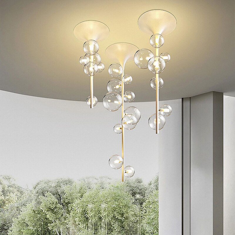 LED Chandeliers 6/7/10 Heads Cluster Globle Design Balloon Design Chandeliers for Dining Room Bedroom Pendant Lamps 110-240V 2025 - $498.69 –P6