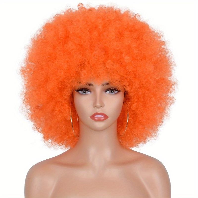 lyhyet afrokiharat kiharat peruukit naisille synteettiset pörröiset ja pehmeät hiukset peruukit luonnollisen näköiset afrokiharat peruukit päivittäiseen cosplay halloween -käyttöön 2026 - $22.99 –P10