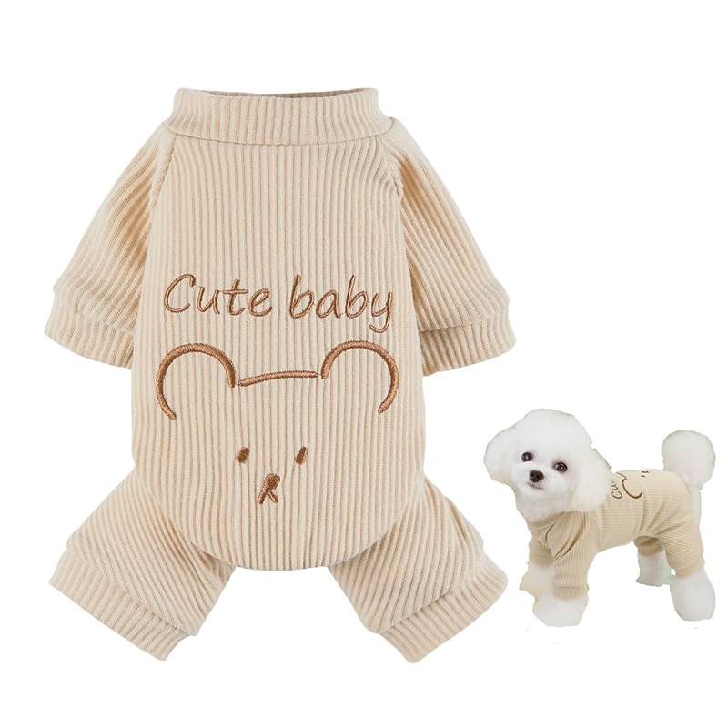 Chien Chat Combinaison Mignon Occasionnel Hiver Chaud Respirant Doux Lavable Confortable Extérieur Décontracté Quotidien Vêtements pour Chiens for Bichon Frisé Spitz Nain Bébé Animal Papillon Petit de 2025 ? $15.49 –P1