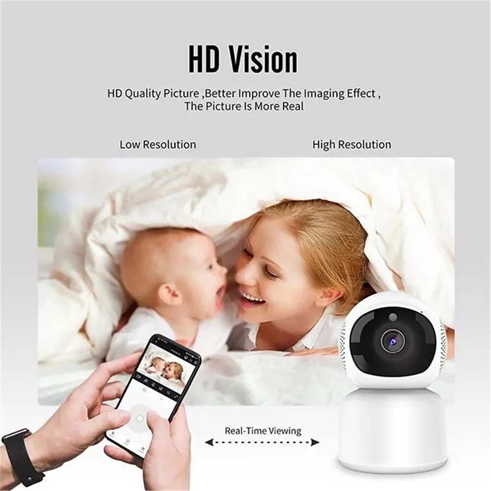 Wireless Surveillance Camera 5G Wifi 1080P Tracking Audio Video Night Vision IP Camera Indoor Security Protection Monitor Wifi Camera 2025 - $49.99 –P8
