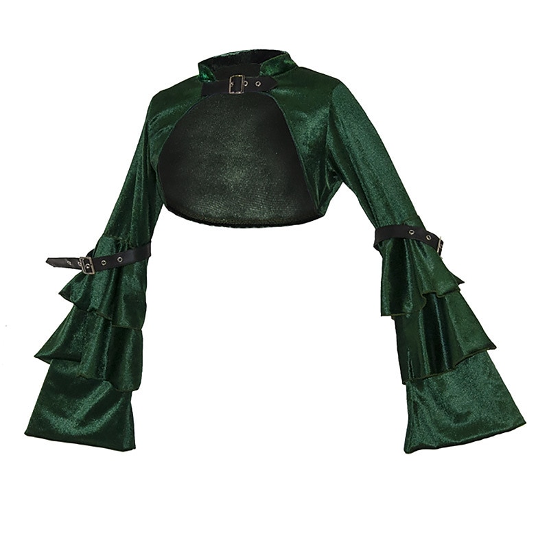 Punk e gótico Steampunk Capa Mulheres Fantasia Steampunk Dia Das Bruxas Carnaval Adulto Blusa Todas as Estações de 2025 por $36.99 –P7