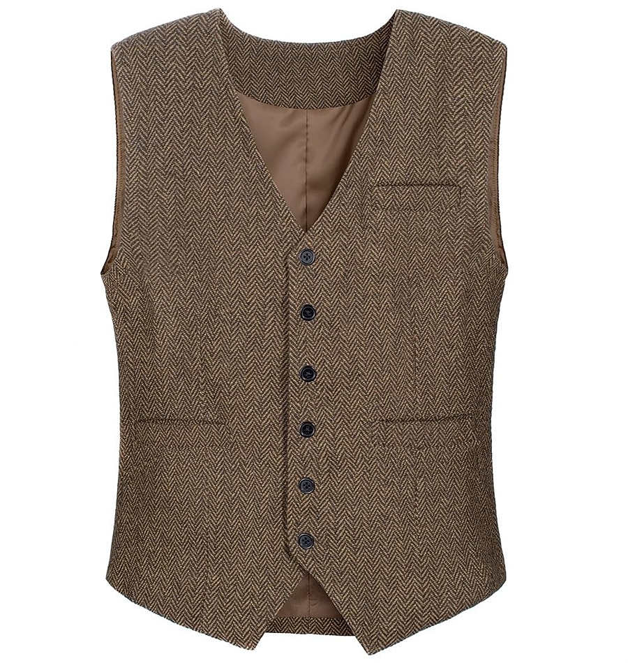 Années Folles Années 1920 Rétro Vintage Tenues Veste Gatsby le Magnifique Gentleman Déguisement Homme Halloween Carnaval Nouvel An Carnaval Fête / Soirée Mascarade Adulte Cravate Gilet Plus de 2026 ? $51.99 –P13