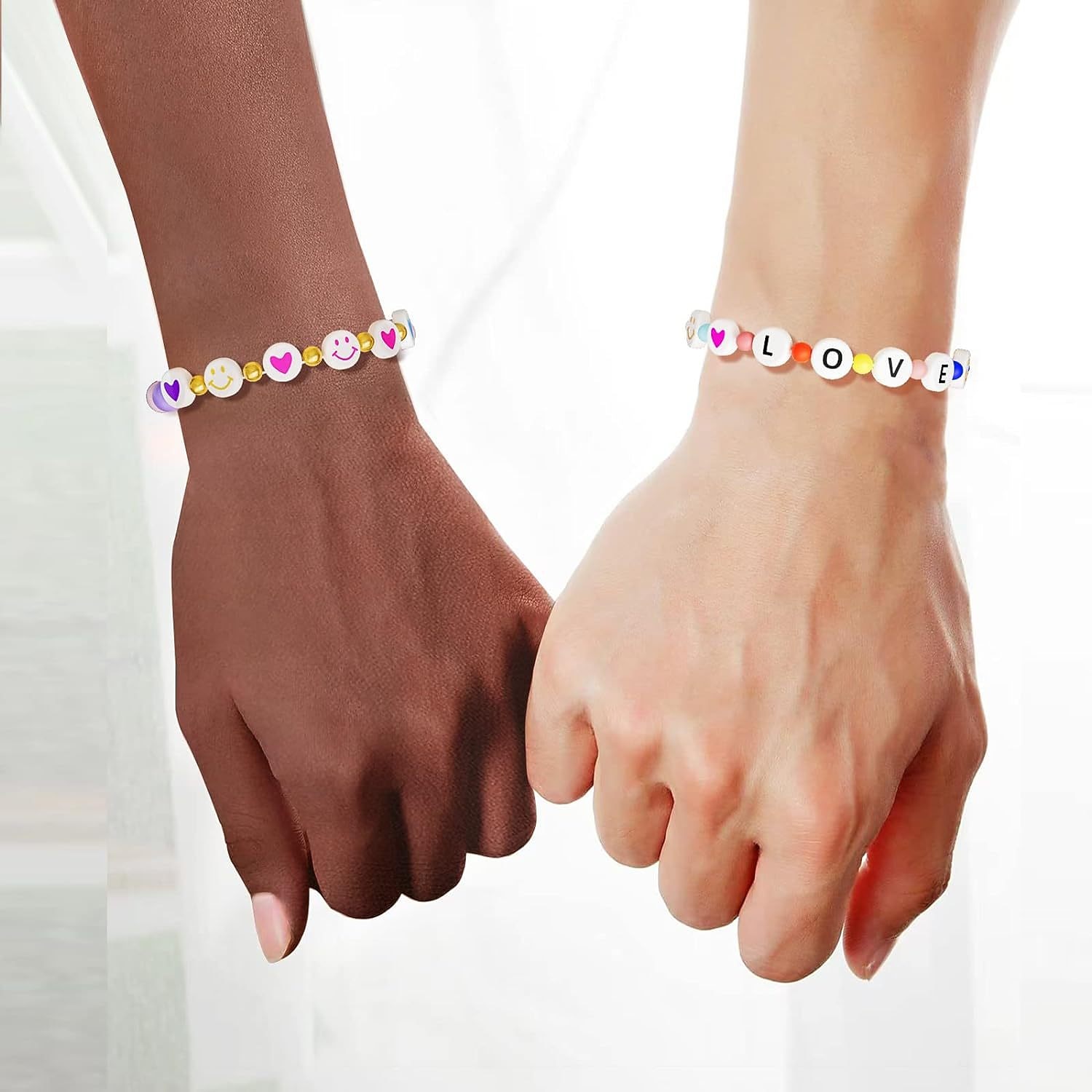 800 Stück Buchstabenperlen in 28 Stilen, bunte Perlen mit lächelndem Gesicht, Herzperlen-Set für DIY-Armbänder, Halsketten, Ohrringe, Kunsthandwerk, Kleinunternehmen, Schmuckherstellungsbedarf 2025 - $9.99 –P2