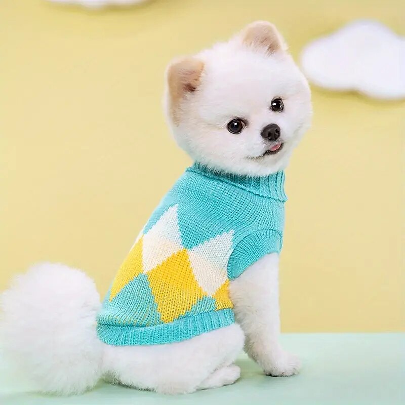 Kutyák Macskák Pulóverek Jumper aranyos stílus Alkalmi Tél Meleg Légáteresztő Mekano Mosható Kényelmes Szabadtéri Alkalmi / Napi Kutyaruházat for bichon frisé Pomerániai törpespitz Kölyök kisállat 2025 - $18.99 –P5