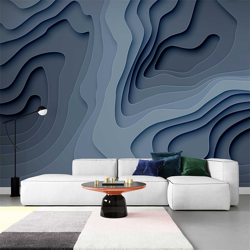 Cool Wallpapers 3D Strip Wallpaper Wall Mural Wall Covering Sticker Peel and Stick Removable PVC/Vinyl Material Self Adhesive/Adhesive Required Wall Decor for Living Room Kitchen Bathroom 2025 - $16.99 –P1