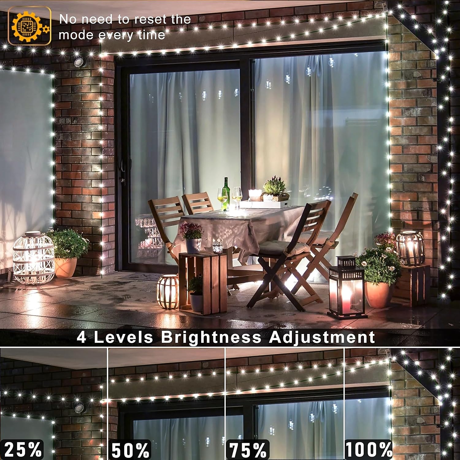 2025年 100 メートル屋外防水 LED ライトストリップストリングライトクリスマスストリングライト 1000 LED 329 フィートホワイトクリエイティブストリングライトホリデーライトパーティーホリデーウェディング 29v  コレクション – $71.99 –P5