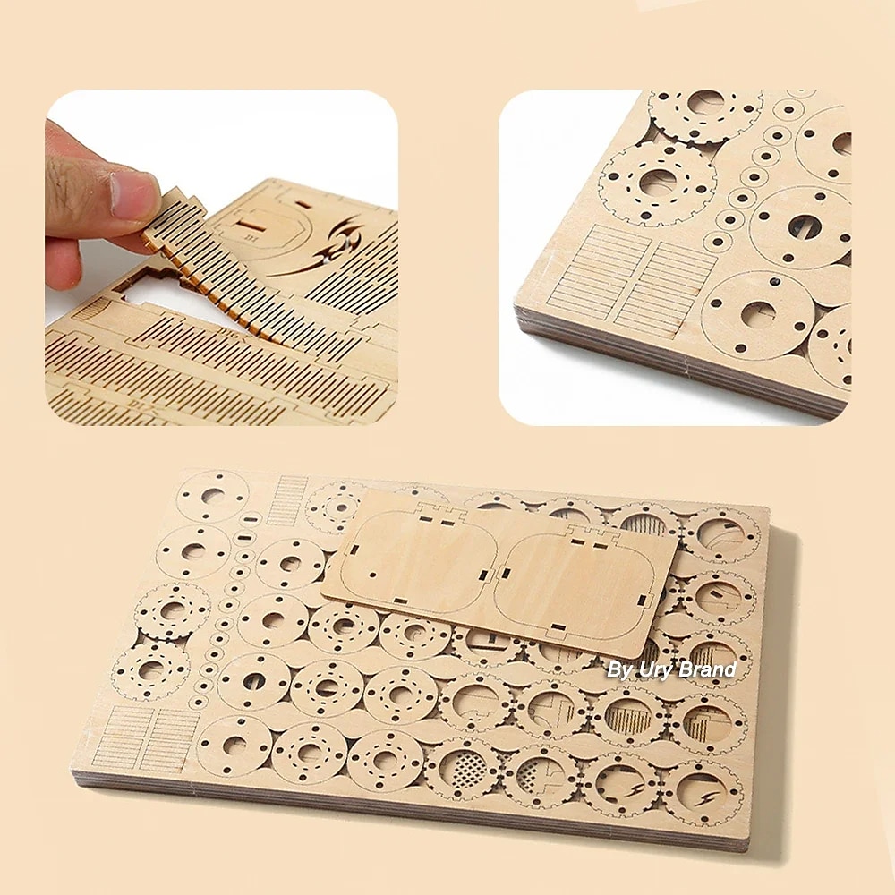 gör-det-själv 3d träpussel sparbössa spargris bränslebil modell byggstenssatser montering sticksågsleksak present för barn vuxen 2025 - $64.99 –P1