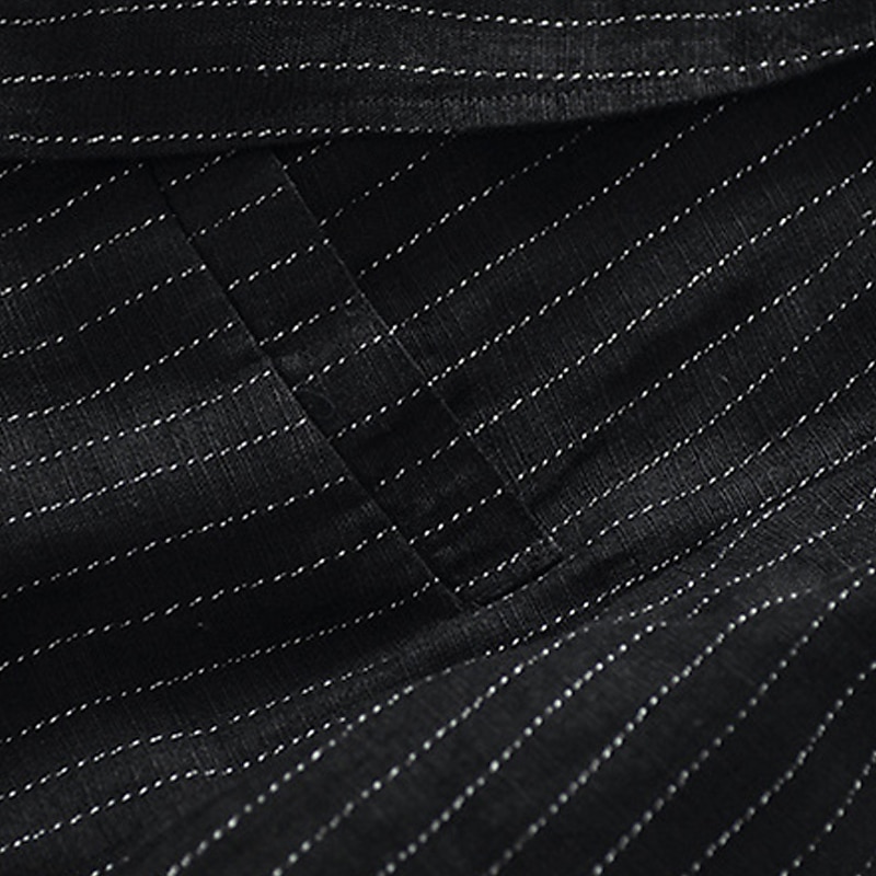 100% Lin Herre Blazer i lin Blazer Virksomhet Formell kveld Bryllupsfest Mote Fritid Vår & Vinter عادي Lomme Fritid / hverdag Enkeltkneppet Blazer Svart Mørkeblå 2025 - $61.99 –P7