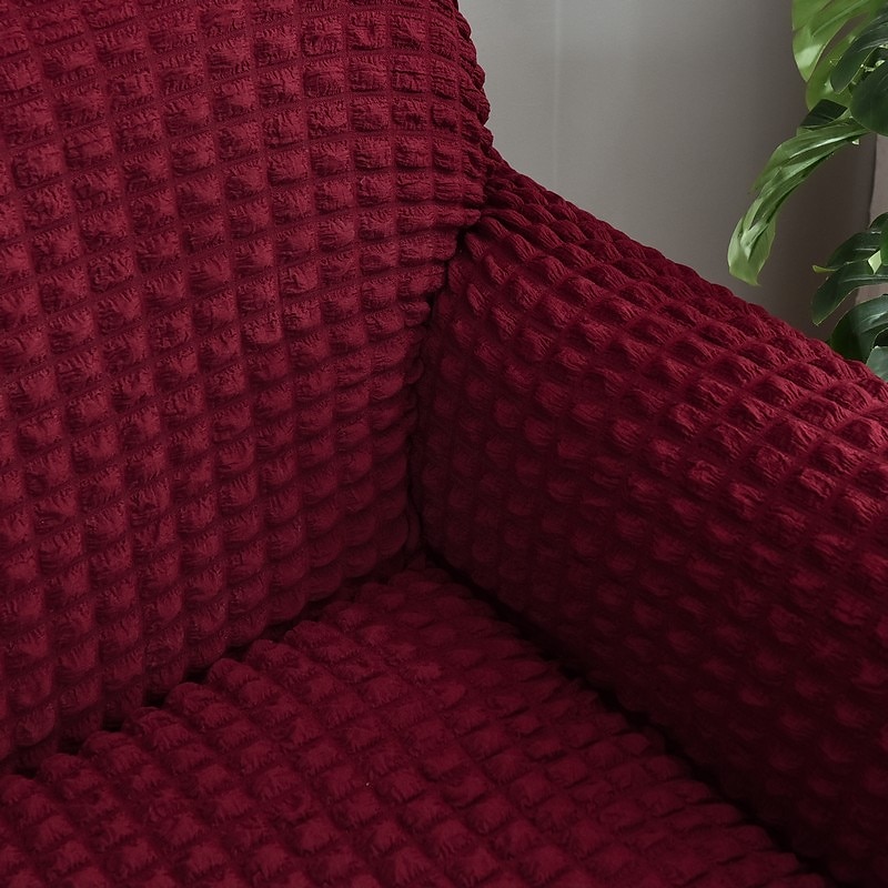 husă de canapea elastică husă elastică visiniu modernă canapea secțională pentru sufragerie husă de canapea sectională colț protector husă canapea 1/2/3/4 locuri 2025 - $47.99 –P9