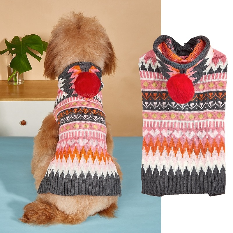 Câini Pisici Pulovere Jumper Petrecere Casual Iarnă Respirabil Απαλό Lavabil Comfortabil Crăciun În aer liber Casul / Zilnic Îmbrăcăminte pentru câini for Bichon Frise Pomeran un Animalut Fluture 2025 - $18.99 –P14