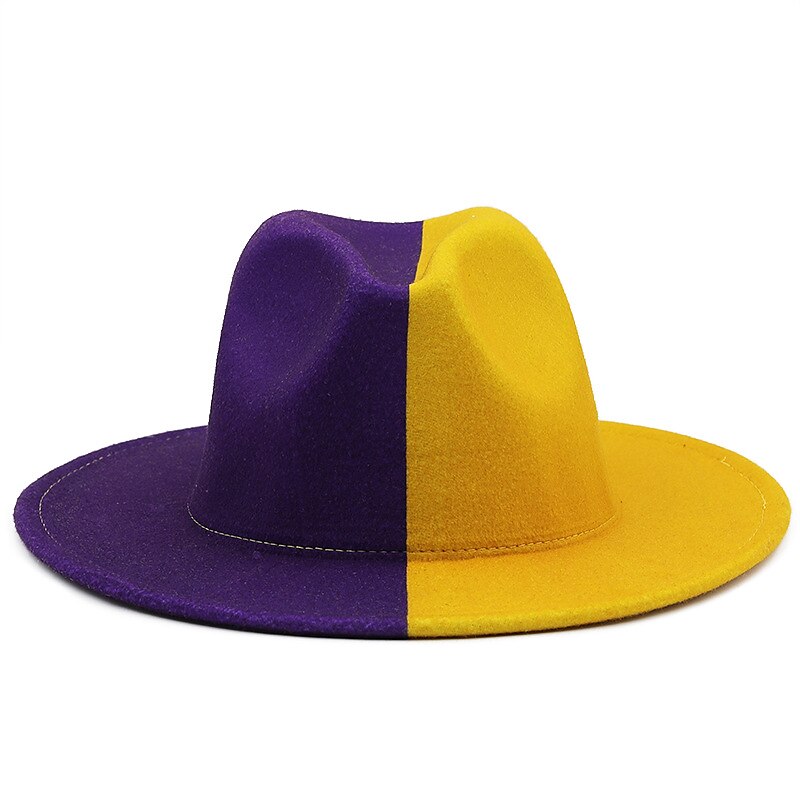 széles karimájú fedora napkalap divat jazz sapka panama sapka férfiaknak női ünnepnapi szuper lábtál vasárnapi buli 2025 - $56.99 –P13